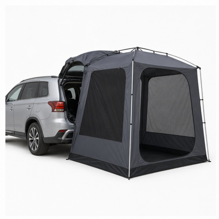 알루미늄 구조를 가진 관례 230cm SUV 뒷문 야영 천막